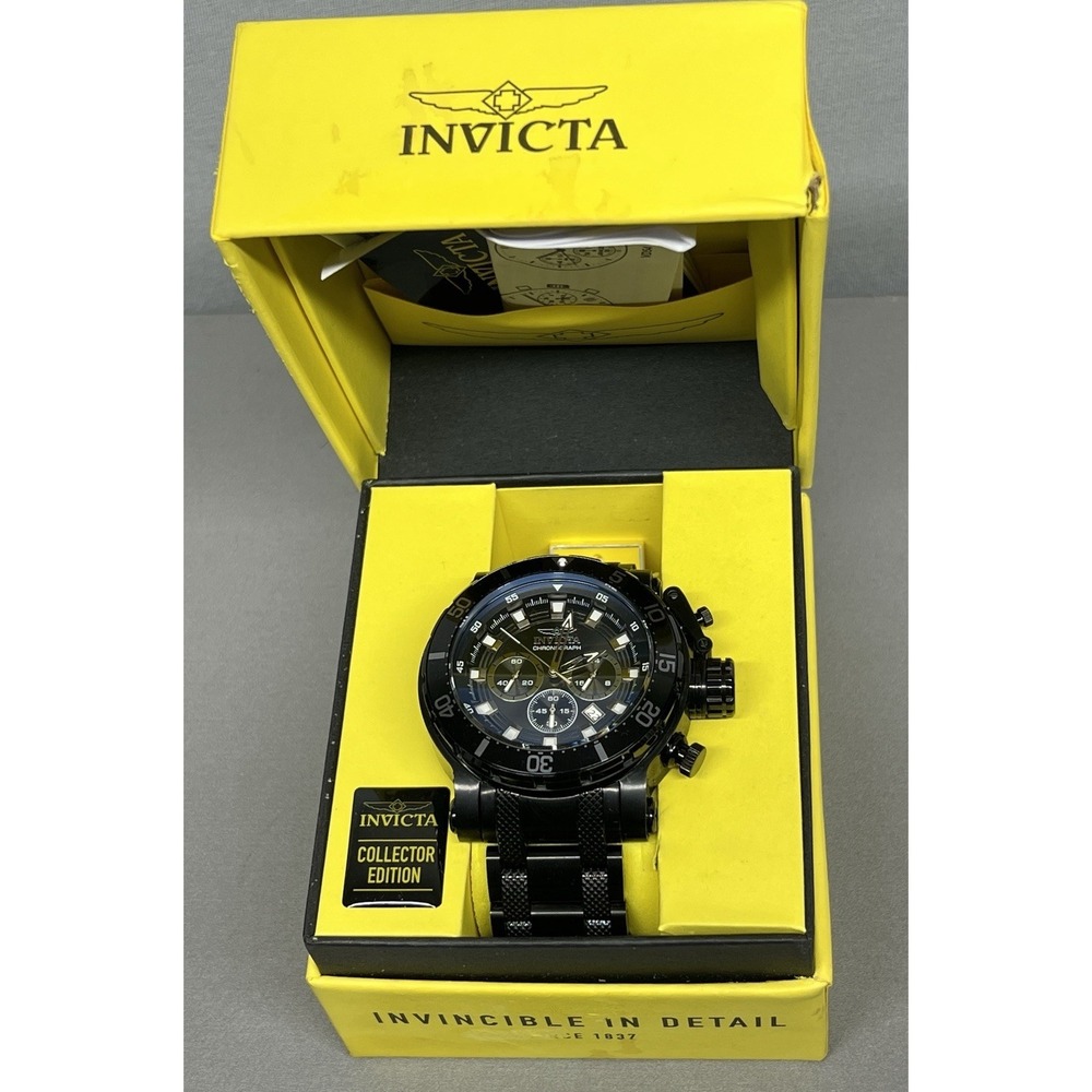 Invicta Coalition Forces Night Hawk Men's Watch - 52mm, Black